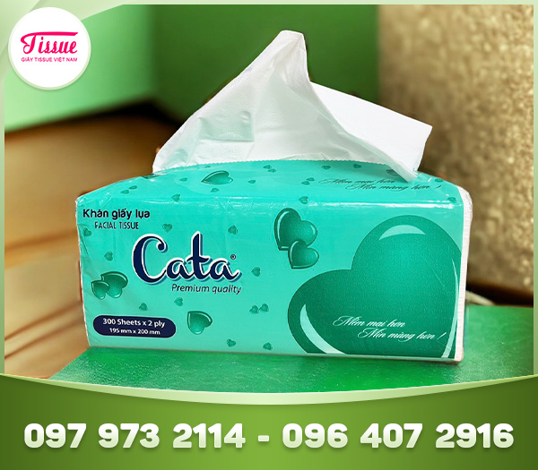Khăn rút CATA 300 tờ gói lớn